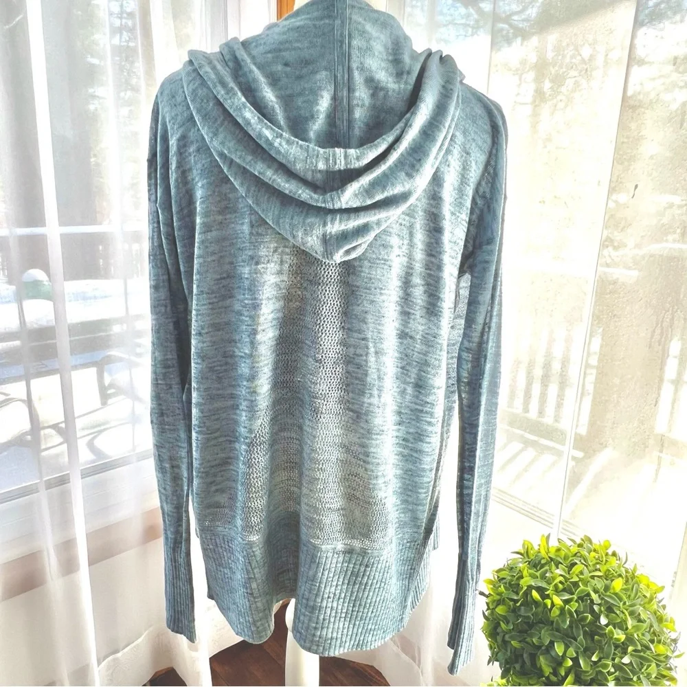 Lululemon Calm and Collected Wrap Heathered Sailboat Classic Navy Size Medium - Picture 3 of 16